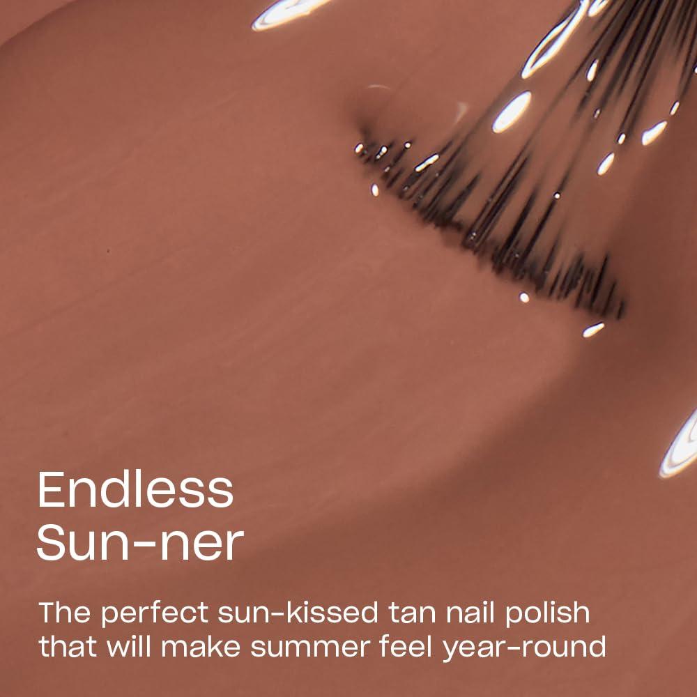 imageOPI Nail Lacquer Nail Polish  Opaque Dark Brown Crme Chip Resistant Nail Polish  Vegan Fast Drying Streak FreeEndless Sunner