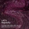 imageOPI Nail Lacquer Nail Polish  Opaque Crme Metallic Shimmer Chip Resistant Nail Polish  Wicked Limited Edition Holiday CollectionLets Rejoicify