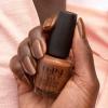 imageOPI Nail Lacquer Nail Polish  Opaque Dark Brown Crme Chip Resistant Nail Polish  Vegan Fast Drying Streak FreeCliffside Karaoke
