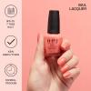 imageOPI Nail Lacquer Nail Polish  Opaque Dark Nude Crme Chip Resistant Nail Polish  Vegan Fast Drying Streak FreeDulce de Leche