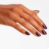imageOPI Nail Lacquer Nail Polish  Opaque Dark Red Crme Chip Resistant Nail Polish  Vegan Fast Drying Streak FreeIn the Cable CarPool Lane