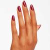imageOPI Nail Lacquer Nail Polish  Opaque Dark Red Crme Chip Resistant Nail Polish  Vegan Fast Drying Streak FreeMalaga Wine