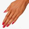 imageOPI Nail Lacquer Nail Polish  Opaque Light Red Crme Chip Resistant Nail Polish  Vegan Fast Drying Streak FreeColor So Hot It Berns