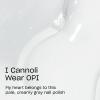 imageOPI Nail Lacquer Nail Polish  Opaque Light White ampamp Gray Crme Chip Resistant Nail Polish  Vegan Fast Drying Streak FreeI Cannoli Wear OPI
