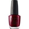 imageOPI Nail Lacquer Nail Polish  Opaque Dark Red Crme Chip Resistant Nail Polish  Vegan Fast Drying Streak FreeMalaga Wine