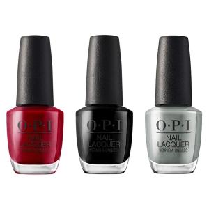 imageBundle of OPI Nail Lacquer Amore at the Grand Canal  OPI Nail Lacquer Black Onyx  OPI Nail Lacquer Suzi Talks with Her Hands Atlanta 05 fl oz