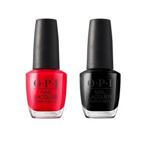 imageBundle of OPI Nail Lacquer Cajun Shrimp  OPI Nail Lacquer Black Onyx Tampa 05 fl oz