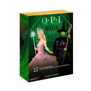 imageOPI Nail Lacquer Gift Sets  Opaque Crme Metallic Shimmer Nail Polish Value Pack Wicked Limited Edition Holiday CollectionNail Lacquer 12PC Mini Pack