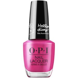 imageOPI Nail Lacquer Nail Polish  Opaque Crme Metallic Shimmer Chip Resistant Nail Polish  Hello Kitty Limited Edition CollectionFollow Your Heart