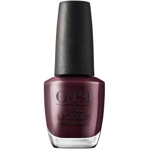 imageOPI Nail Lacquer Nail Polish  Opaque Dark Red Crme Chip Resistant Nail Polish  Vegan Fast Drying Streak FreeComplimentary Wine