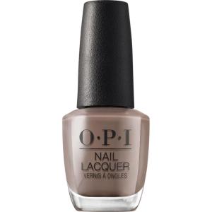 imageOPI Nail Lacquer Nail Polish  Opaque Light White ampamp Gray Crme Chip Resistant Nail Polish  Vegan Fast Drying Streak FreeOver the Taupe