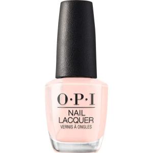imageOPI Nail Lacquer Nail Polish  Sheer Light Nude Pink Crme Chip Resistant Nail Polish  Vegan Fast Drying Streak FreeBubble Bath