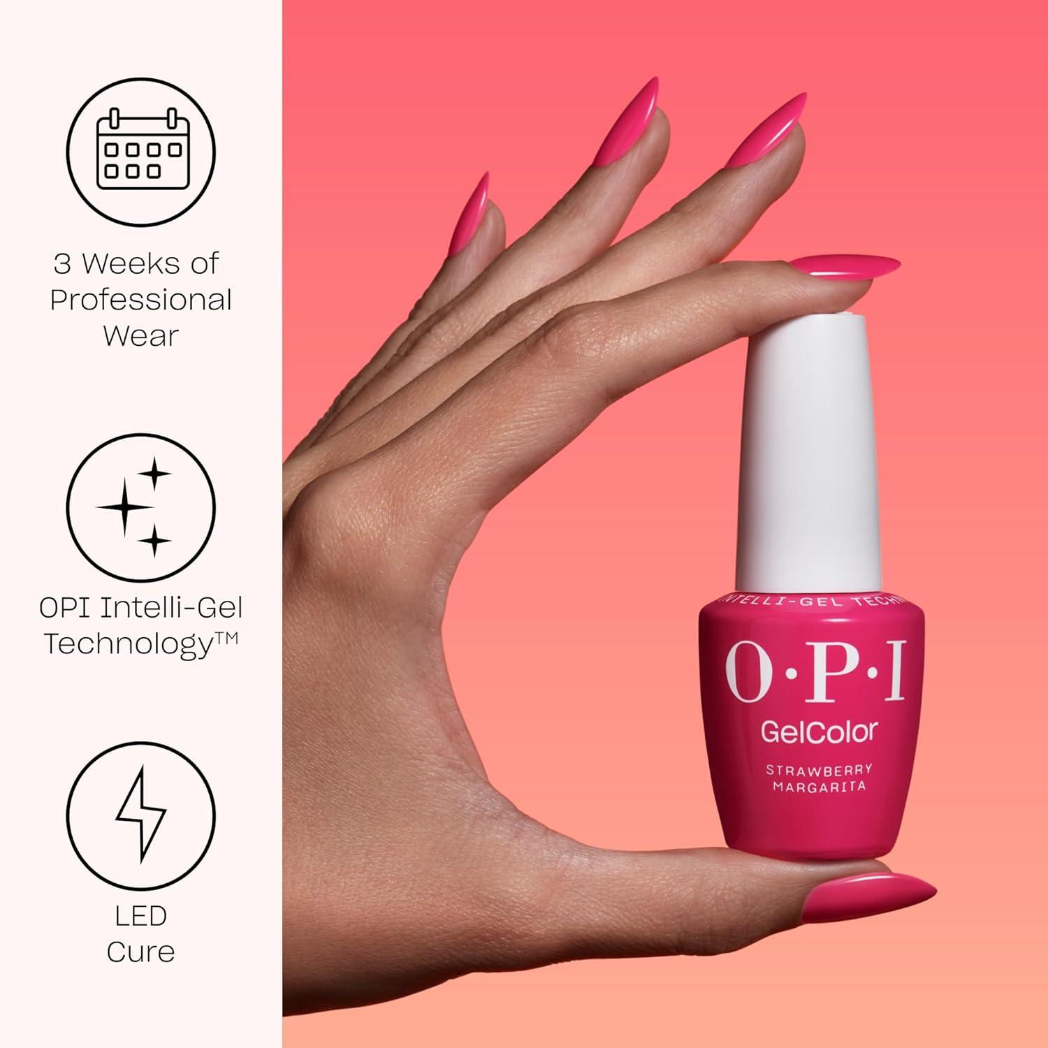imageOPI GelColor Gel Nail Polish  Opaque Bright Crme UV Cure Gel Nail Polish  Vegan ampamp HEMA Free Long Lasting High ShineSuzi The First Lady of Nails