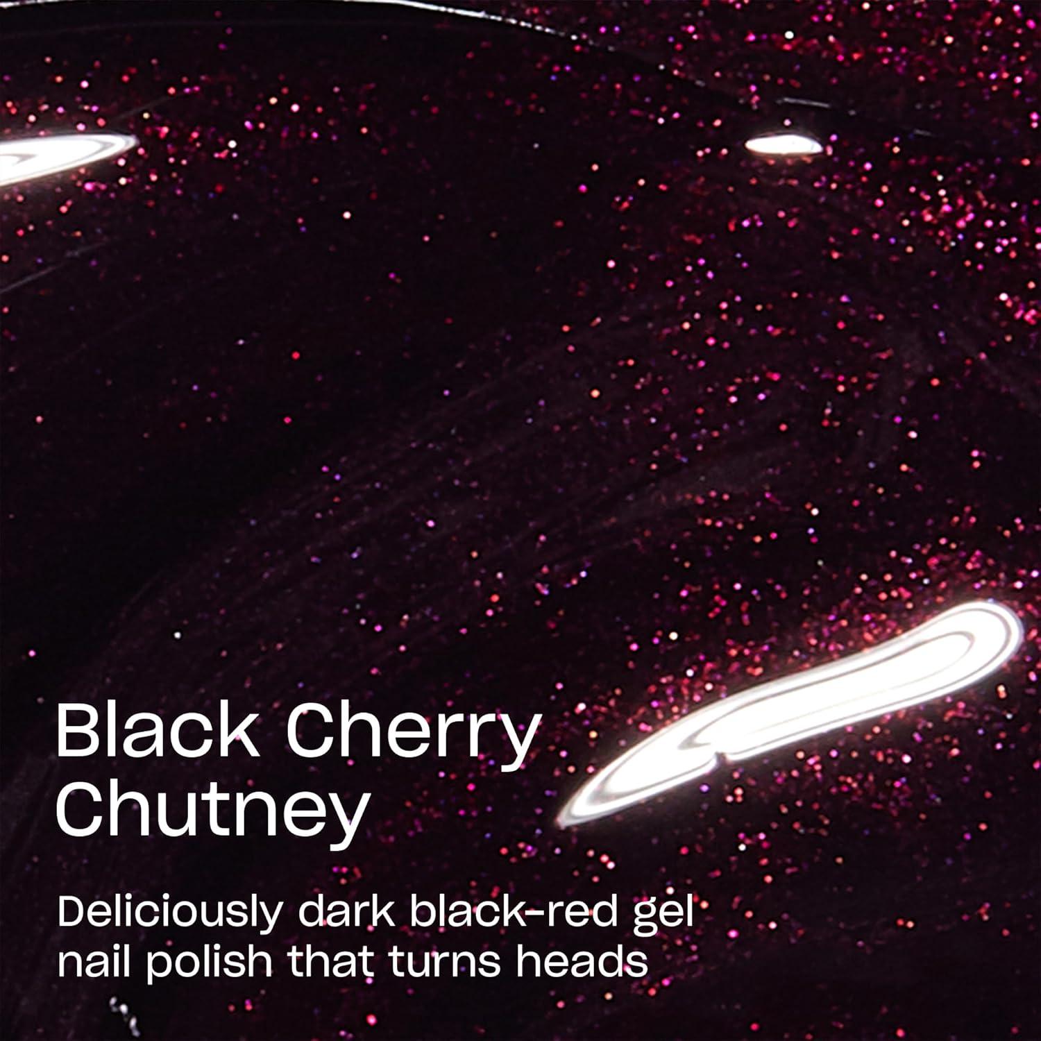 imageOPI GelColor Gel Nail Polish  Opaque Glitter ampamp Metallic UV Cure Gel Nail Polish  Vegan ampamp HEMA Free Long Lasting High ShineBlack Cherry Chutney