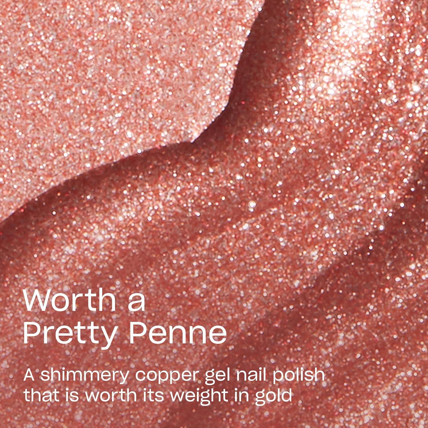 imageOPI GelColor Gel Nail Polish  Opaque Glitter ampamp Metallic UV Cure Gel Nail Polish  Vegan ampamp HEMA Free Long Lasting High ShineWorth a Pretty Penne