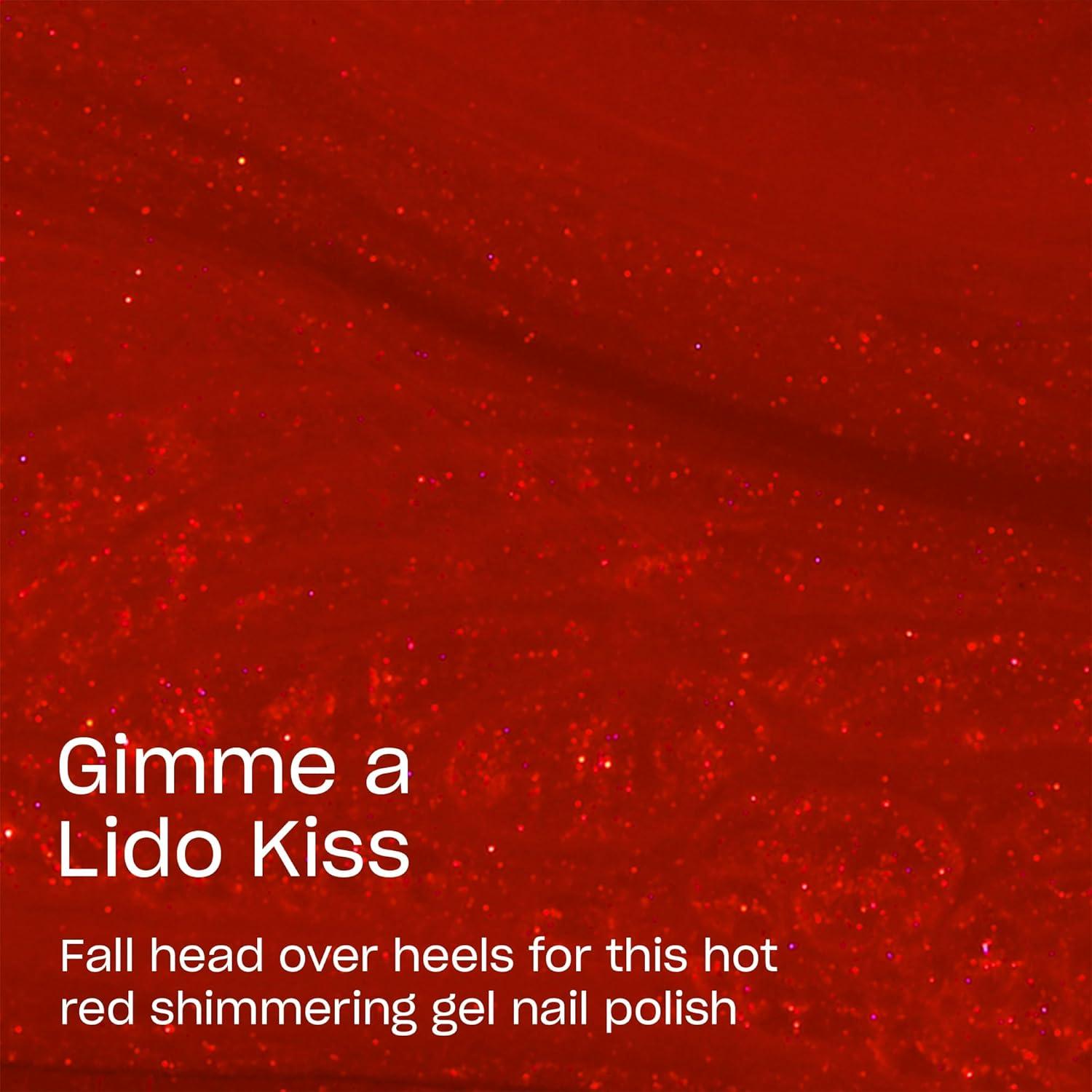 imageOPI GelColor Gel Nail Polish  Opaque Shimmer ampamp Metallic UV Cure Gel Nail Polish  Vegan ampamp HEMA Free Long Lasting High ShineGimme a Lido Kiss