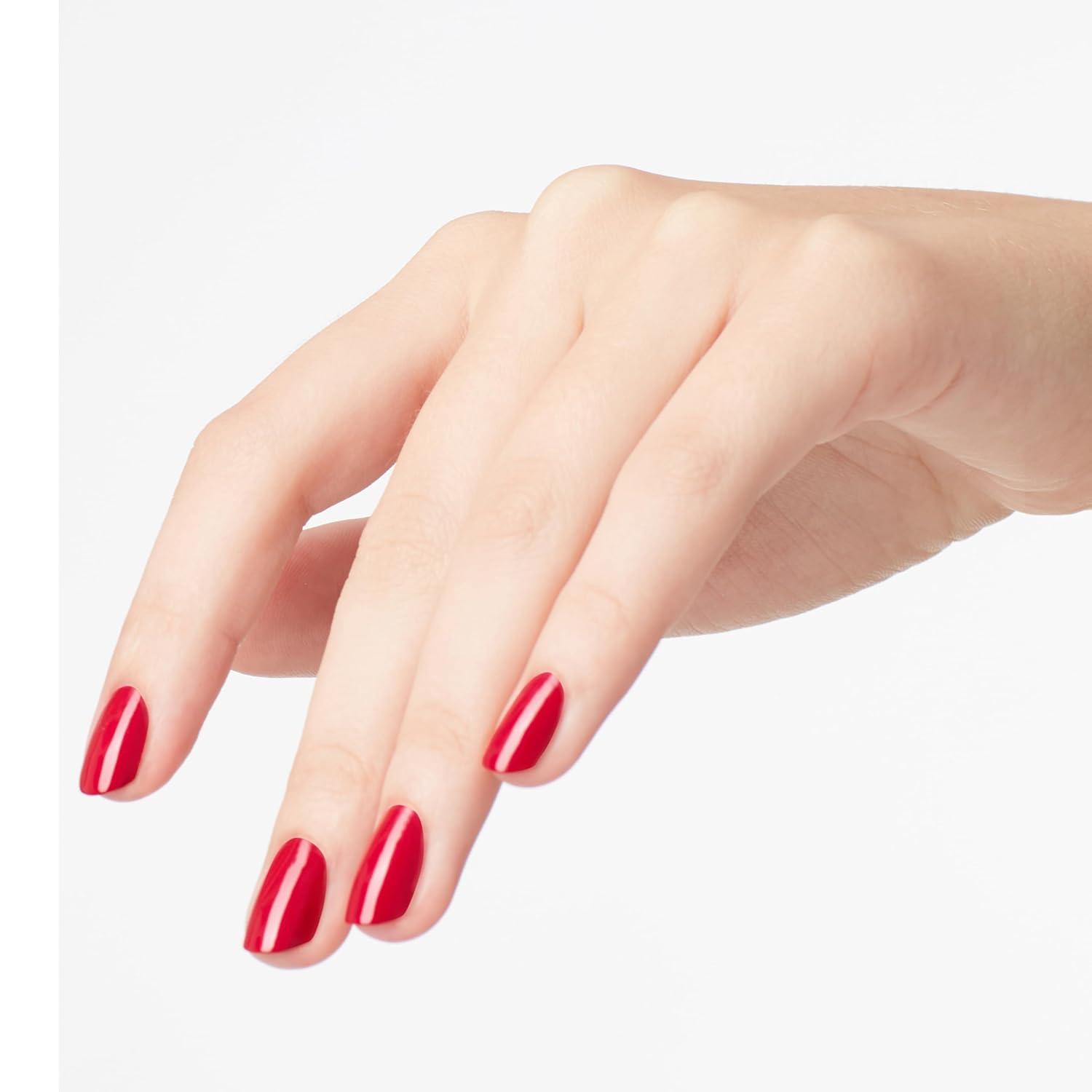 imageOPI GelColor Gel Nail Polish  Opaque Shimmer ampamp Metallic UV Cure Gel Nail Polish  Vegan ampamp HEMA Free Long Lasting High ShineOPI Red