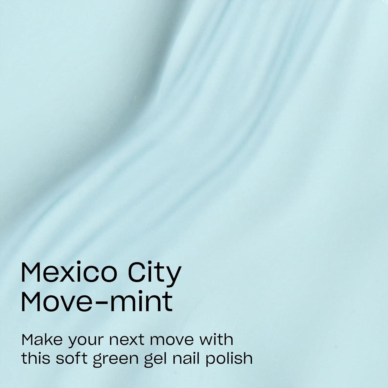 imageOPI GelColor Gel Nail Polish  Opaque Soft Blue Crme UV Cure Gel Nail Polish  Vegan ampamp HEMA Free Long Lasting High ShineMexico City Movemint