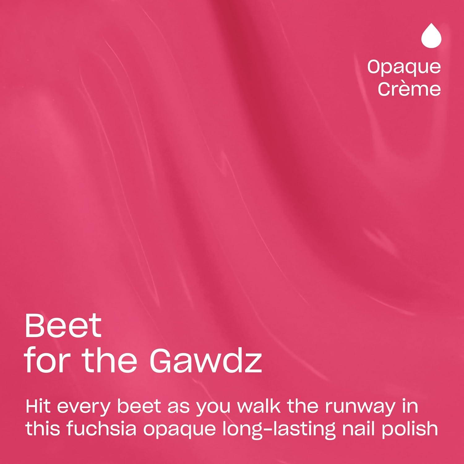 imageOPI Infinite Shine GelLike Lacquer  Opaque Crme Glitter and Sheer Jelly Long Lasting Wear Vegan Nail Polish Shades  Make Em Jelly Collection  Summer 2025Beet for the Gawdz  Opaque Bright Fuchsia