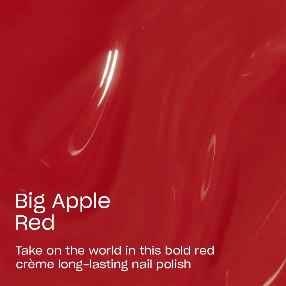 imageOPI Infinite Shine Long Wear Nail Polish  Opaque Bright Red Crme Gel Like Nail Polish  Vegan Long Lasting Streak FreeBig Apple Red