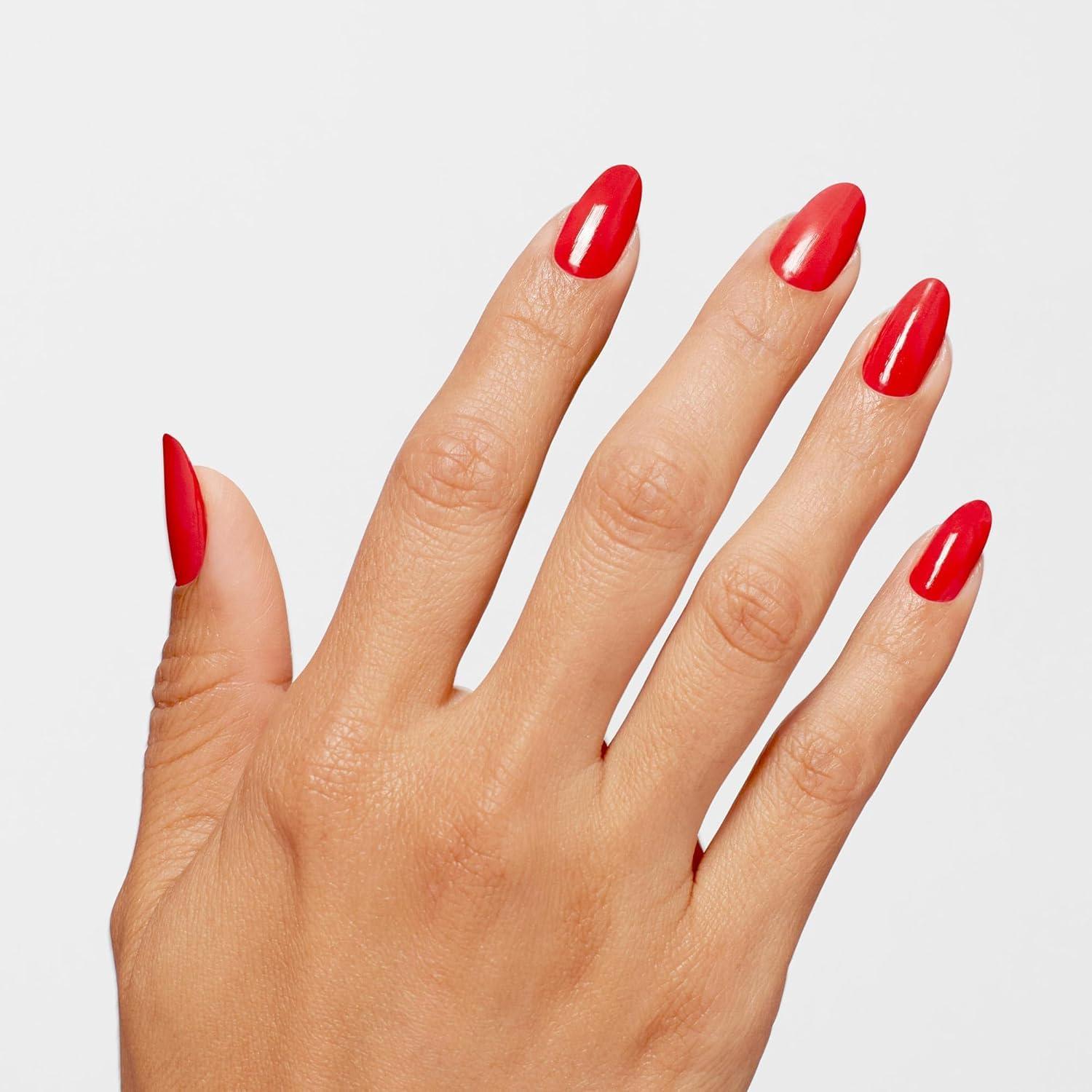 imageOPI Infinite Shine Long Wear Nail Polish  Opaque Bright Red Crme Gel Like Nail Polish  Vegan Long Lasting Streak FreeCajun Shrimp