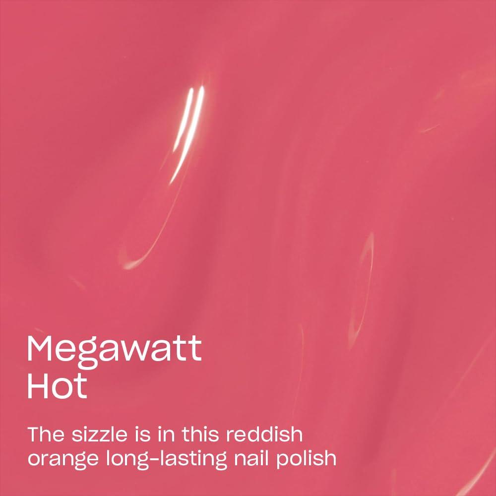imageOPI Infinite Shine Long Wear Nail Polish  Opaque Bright Red Crme Gel Like Nail Polish  Vegan Long Lasting Streak FreeMegawatt Hot