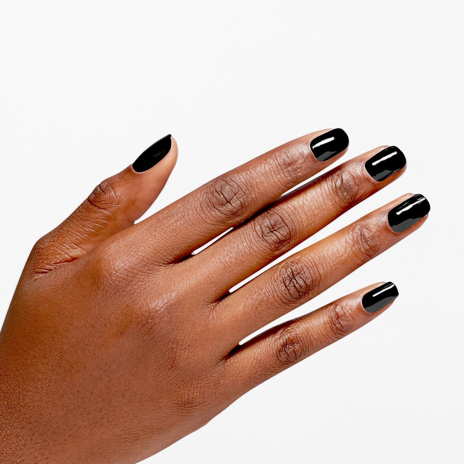 imageOPI Infinite Shine Long Wear Nail Polish  Opaque Dark Crme Gel Like Nail Polish  Vegan Long Lasting Streak FreeBlack Onyx