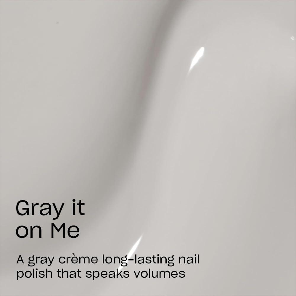 imageOPI Infinite Shine Long Wear Nail Polish  Opaque Dark Crme Gel Like Nail Polish  Vegan Long Lasting Streak FreeGray it on Me