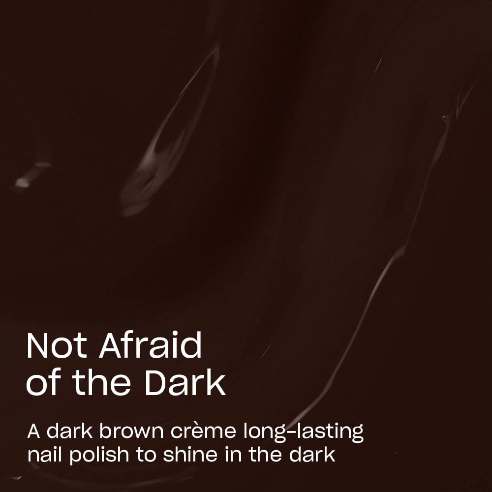 imageOPI Infinite Shine Long Wear Nail Polish  Opaque Dark Crme Gel Like Nail Polish  Vegan Long Lasting Streak FreeNot Afraid of the Dark