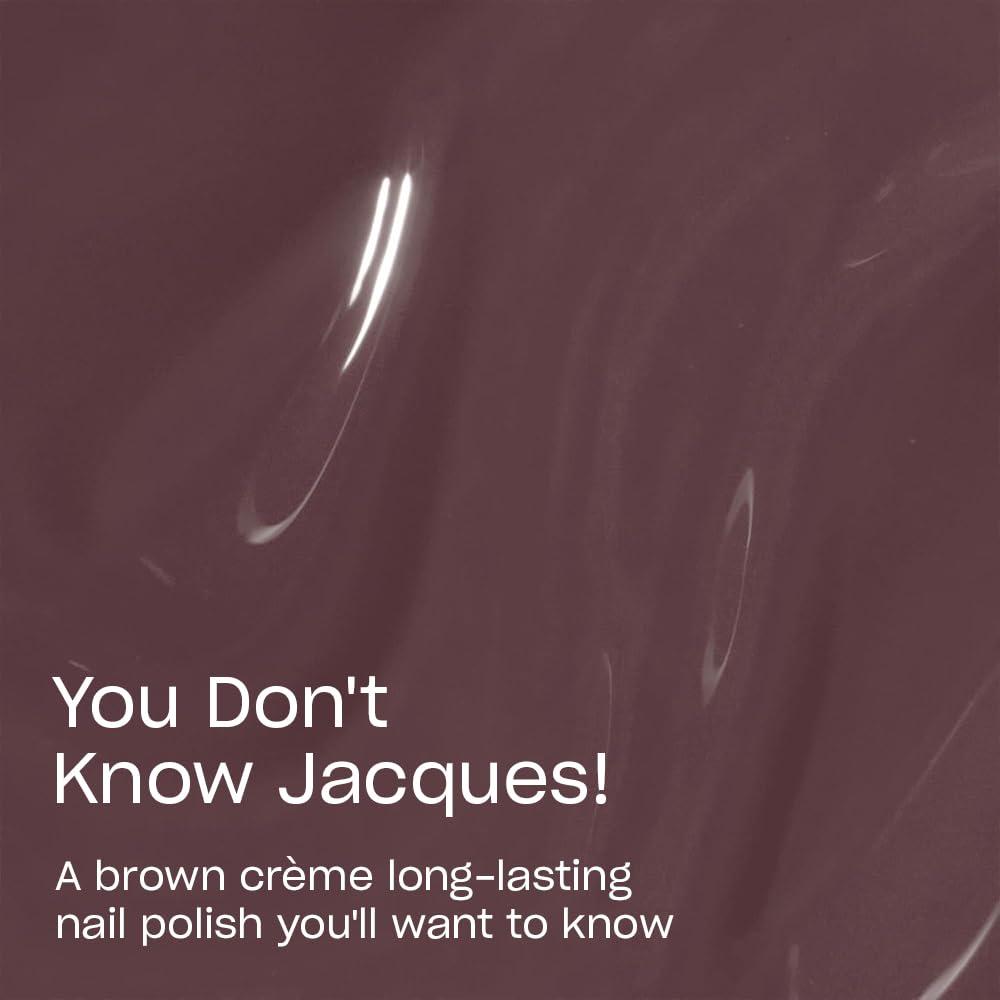 imageOPI Infinite Shine Long Wear Nail Polish  Opaque Dark Crme Gel Like Nail Polish  Vegan Long Lasting Streak FreeYou Dont Know Jacques