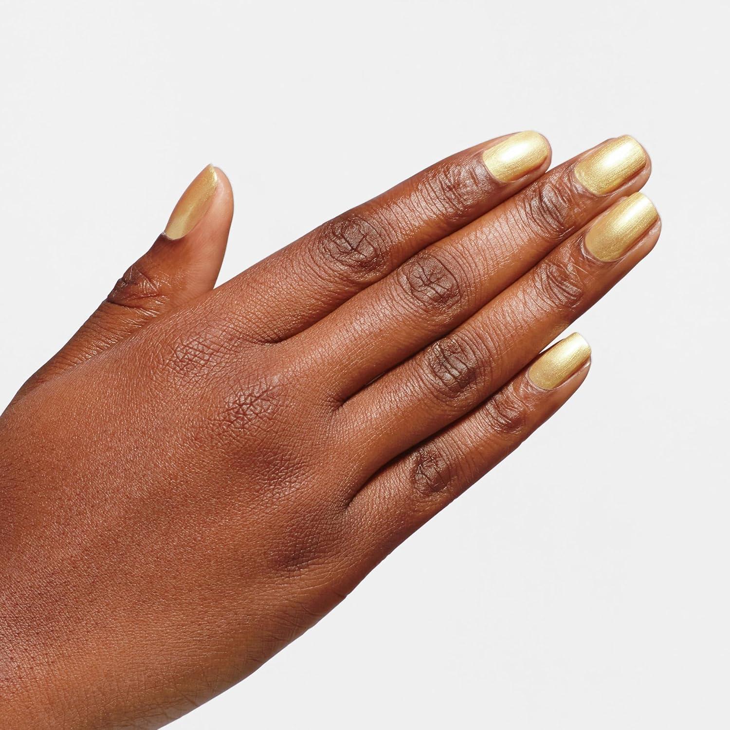 imageOPI Infinite Shine Long Wear Nail Polish  Opaque Metallic Shimmer Gel Like Nail Polish  Vegan Long Lasting Streak Free247 Carat