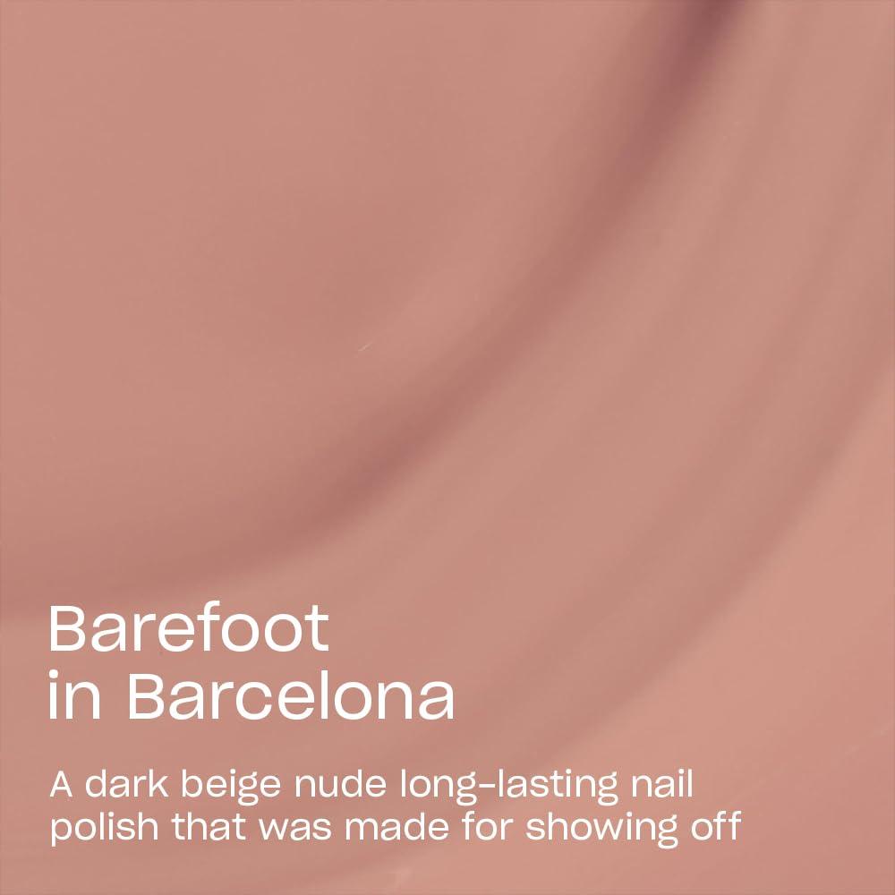 imageOPI Infinite Shine Long Wear Nail Polish  Sheer Pink Crme Gel Like Nail Polish  Vegan Long Lasting Streak FreeBarefoot in Barcelona
