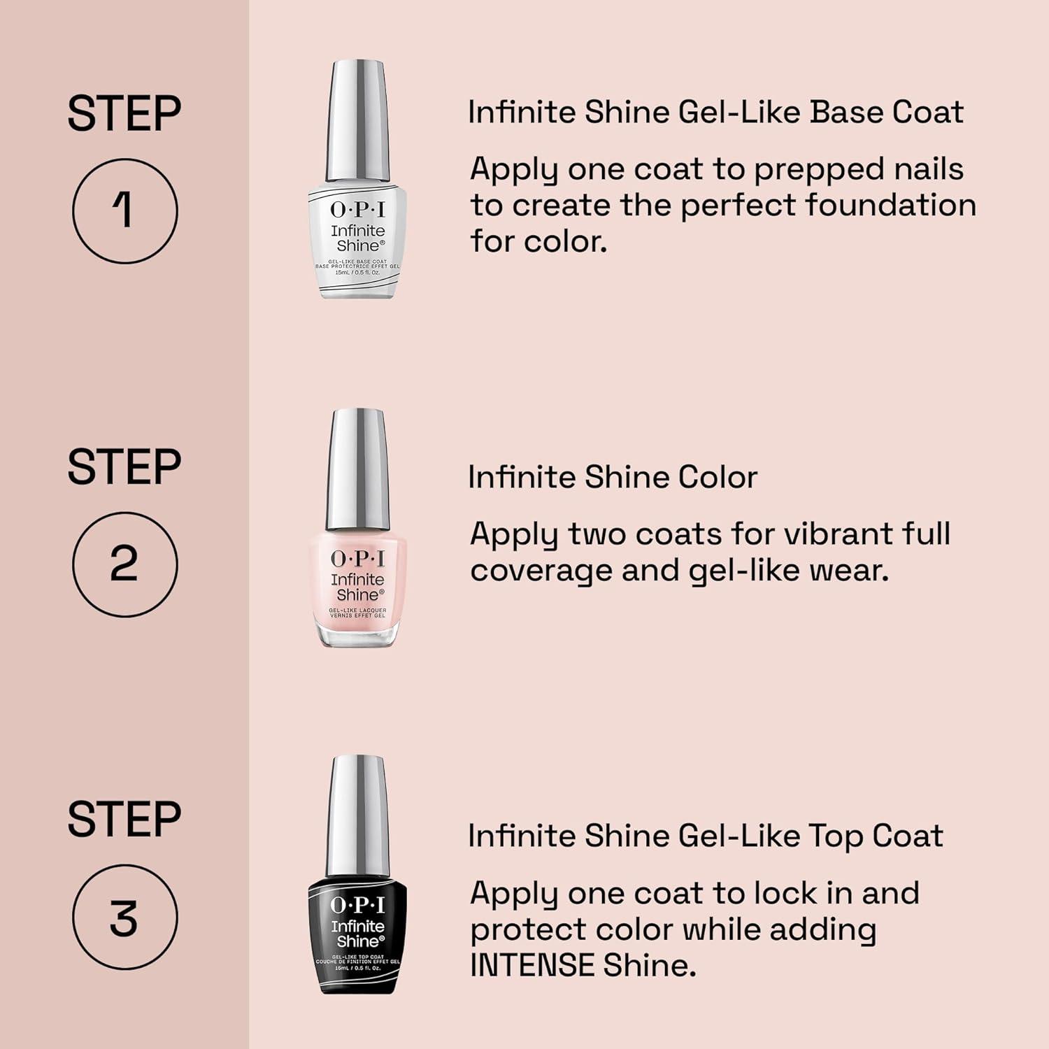 imageOPI Infinite Shine Long Wear Nail Polish  Sheer Pink Crme Gel Like Nail Polish  Vegan Long Lasting Streak FreeOverslay your Welcome