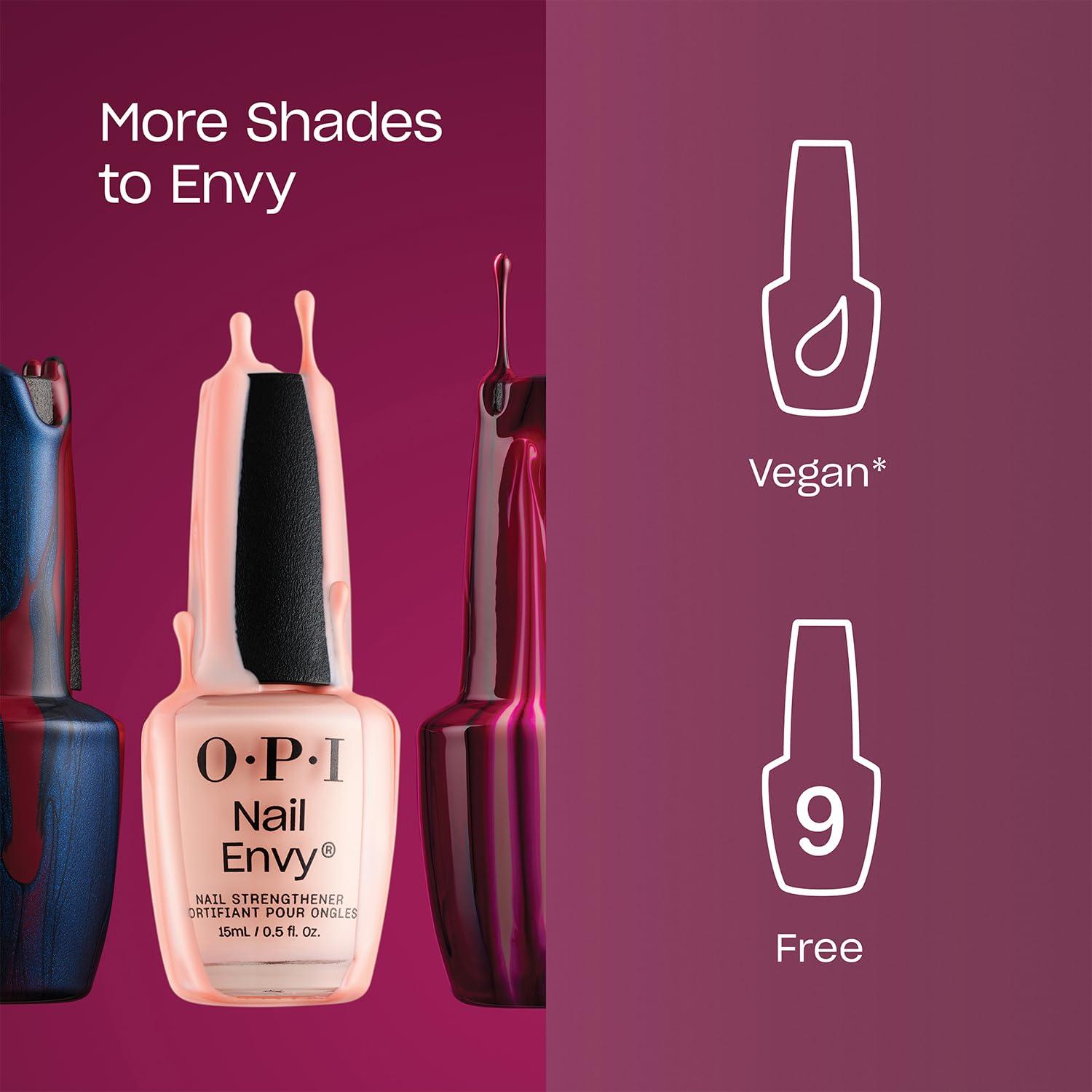 imageOPI Nail Envy Nail Strengthener  Clear ampamp Opaque Crme Nail Polish Treatment  Strengthen Weak ampamp Thin NailsAlpine Snow
