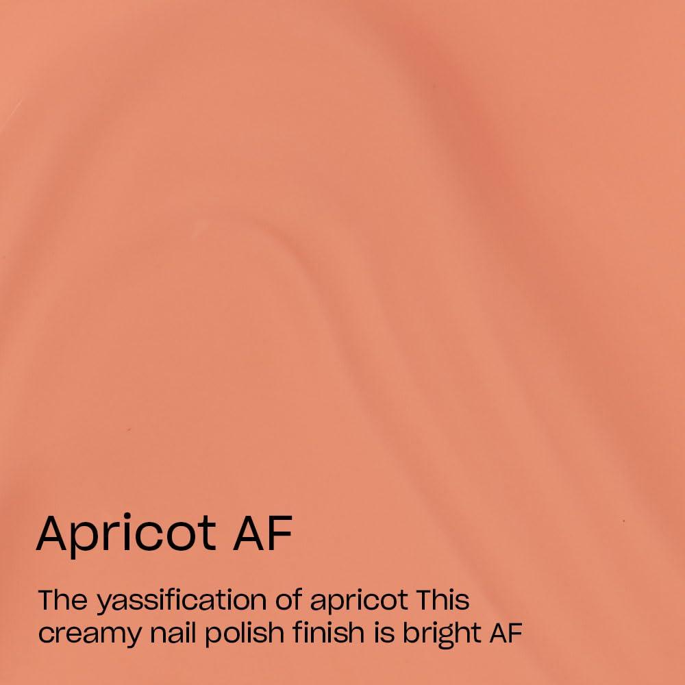 imageOPI Nail Lacquer Nail Polish  Opaque Bright Orange Crme Chip Resistant Nail Polish  Vegan Fast Drying Streak FreeApricot AF