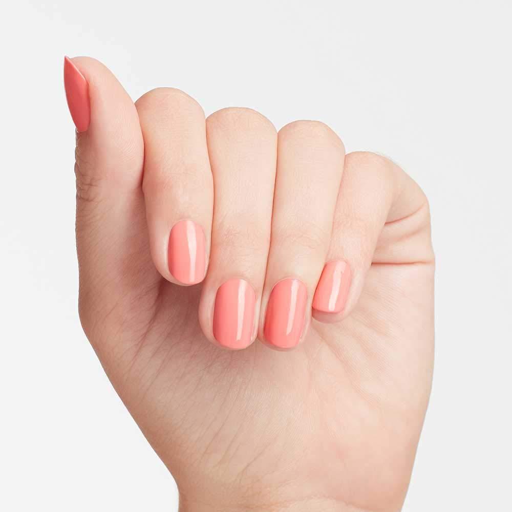 imageOPI Nail Lacquer Nail Polish  Opaque Bright Orange Crme Chip Resistant Nail Polish  Vegan Fast Drying Streak FreeGot Myself into a Jambalaya