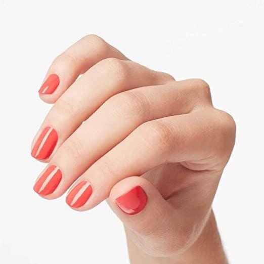 imageOPI Nail Lacquer Nail Polish  Opaque Bright Orange Crme Chip Resistant Nail Polish  Vegan Fast Drying Streak FreeLiveLoveCarnaval