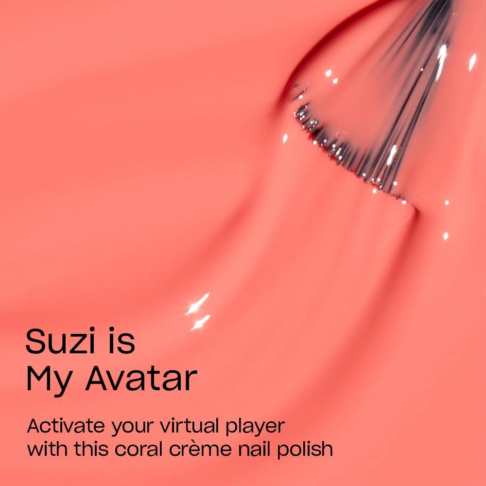 imageOPI Nail Lacquer Nail Polish  Opaque Bright Orange Crme Chip Resistant Nail Polish  Vegan Fast Drying Streak FreeSuzi is My Avatar