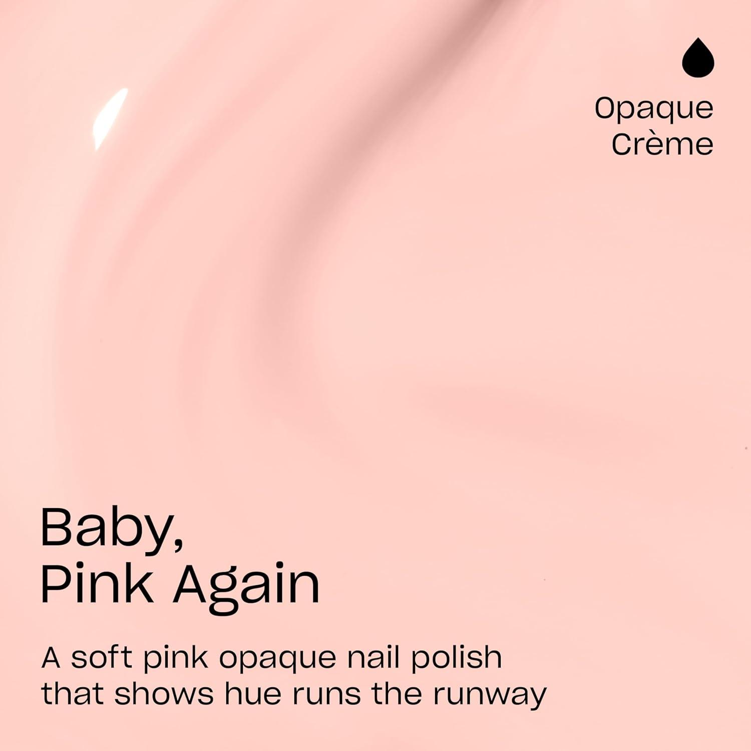 imageOPI Nail Lacquer Nail Polish  Opaque Crme Sheer Jelly Nail Polish Shades  Fast Drying Streak Free and Chip Resistant Wear  Make Em Jelly Collection  Summer 2025Baby  Pink Again  Opaque Soft Pink