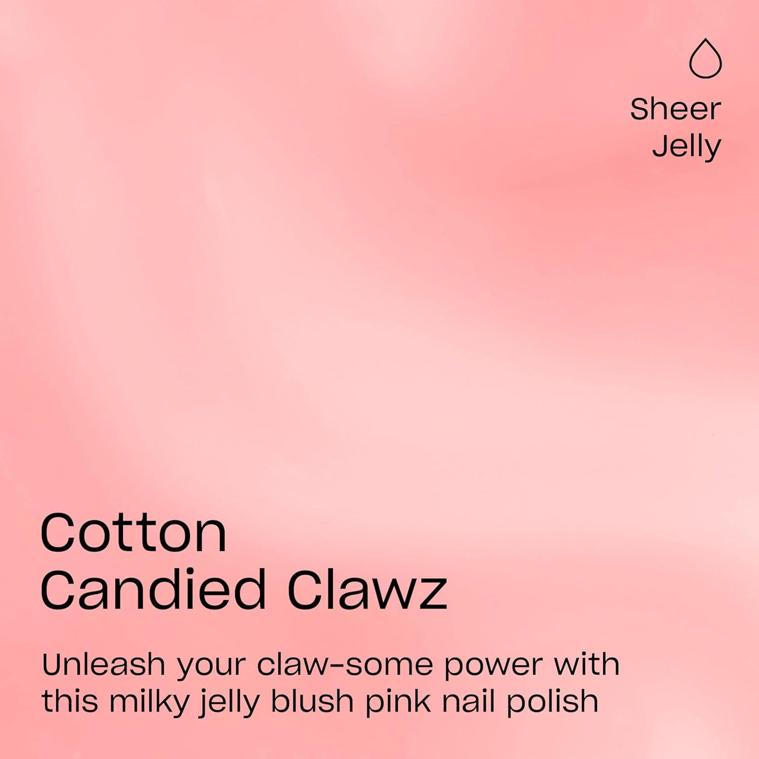 imageOPI Nail Lacquer Nail Polish  Opaque Crme Sheer Jelly Nail Polish Shades  Fast Drying Streak Free and Chip Resistant Wear  Make Em Jelly Collection  Summer 2025Cotton Candied Clawz  Semisheer Bright Pink