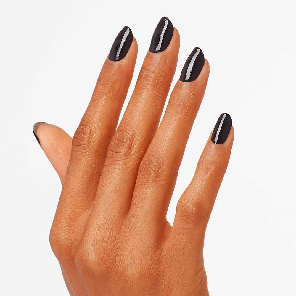 imageOPI Nail Lacquer Nail Polish  Opaque Dark Blue Green Crme Chip Resistant Nail Polish  Vegan Fast Drying Streak FreeCIA  Color is Awesome