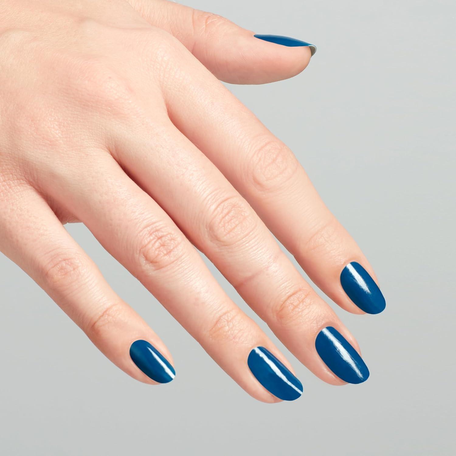 imageOPI Nail Lacquer Nail Polish  Opaque Dark Blue Green Crme Chip Resistant Nail Polish  Vegan Fast Drying Streak FreeDuomo Days