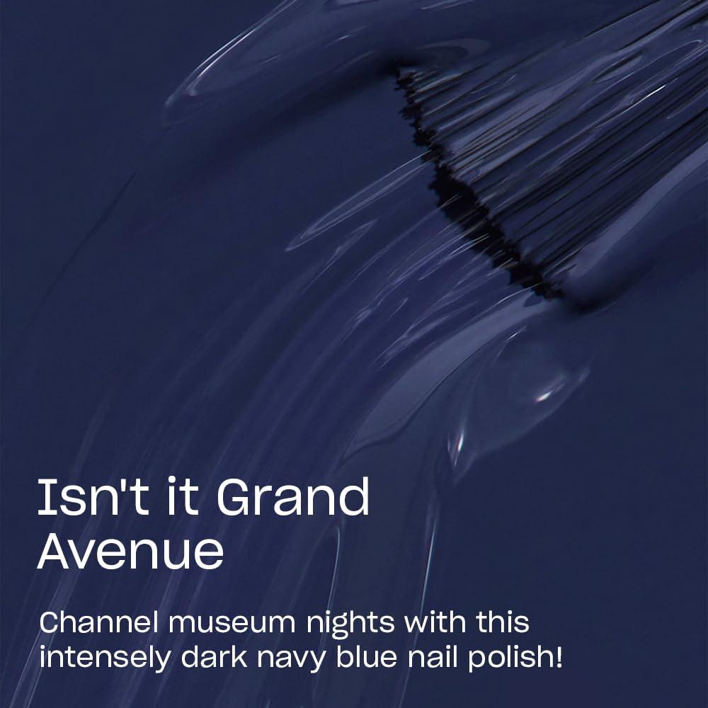 imageOPI Nail Lacquer Nail Polish  Opaque Dark Blue Green Crme Chip Resistant Nail Polish  Vegan Fast Drying Streak FreeIsnt it Grand Avenue