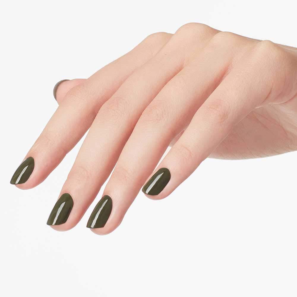 imageOPI Nail Lacquer Nail Polish  Opaque Dark Blue Green Crme Chip Resistant Nail Polish  Vegan Fast Drying Streak FreeSuzi  The First Lady of Nails