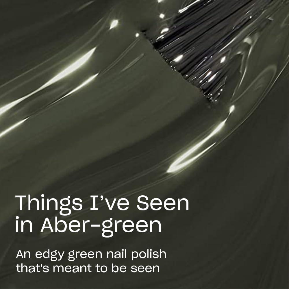 imageOPI Nail Lacquer Nail Polish  Opaque Dark Blue Green Crme Chip Resistant Nail Polish  Vegan Fast Drying Streak FreeThings Ive Seen in Abergreen
