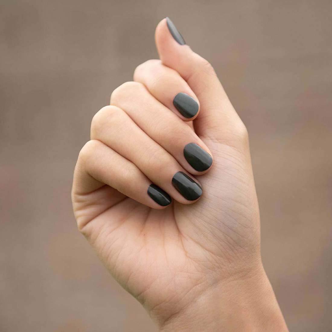 imageOPI Nail Lacquer Nail Polish  Opaque Dark Blue Green Crme Chip Resistant Nail Polish  Vegan Fast Drying Streak FreeThings Ive Seen in Abergreen