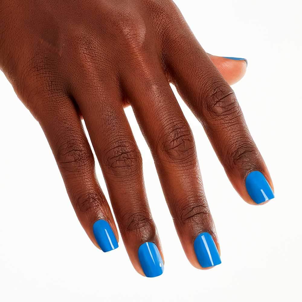 imageOPI Nail Lacquer Nail Polish  Opaque Dark Blue Green Crme Chip Resistant Nail Polish  Vegan Fast Drying Streak FreeTile Art to Warm Your Heart
