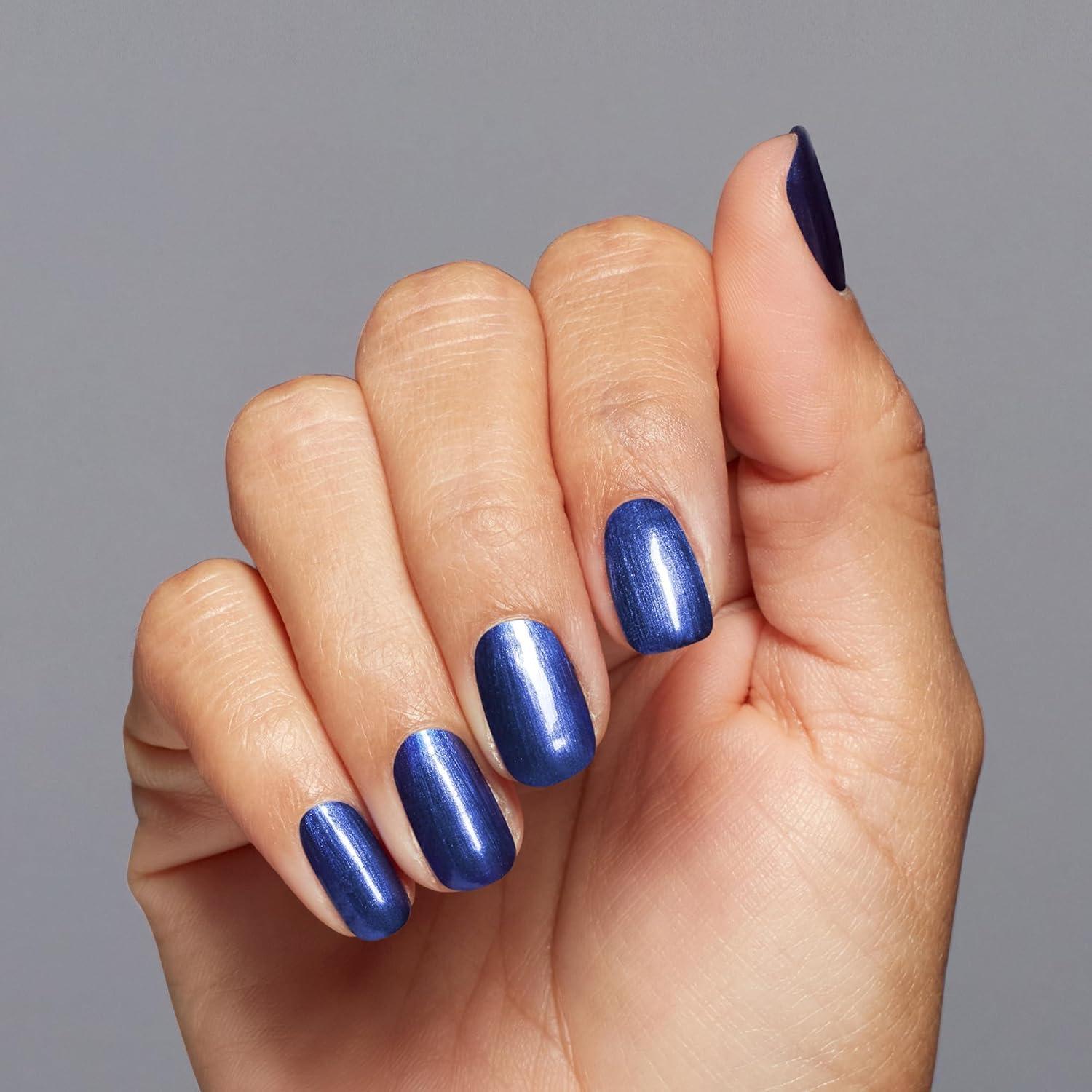 imageOPI Nail Lacquer Nail Polish  Opaque Dark Blue Purple Shimmer Chip Resistant Nail Polish  Vegan Fast Drying Streak FreeAquarius Renegade