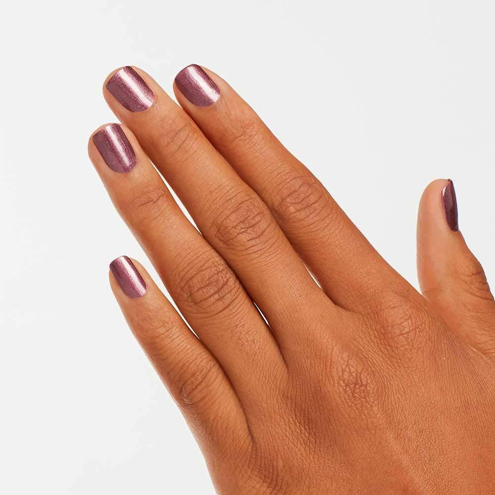 imageOPI Nail Lacquer Nail Polish  Opaque Dark Blue Purple Shimmer Chip Resistant Nail Polish  Vegan Fast Drying Streak FreeMeet Me on the Star Ferry