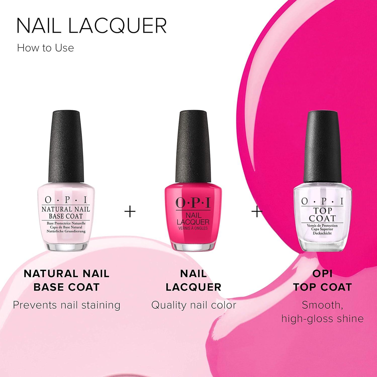 imageOPI Nail Lacquer Nail Polish  Opaque Dark Blue Purple Shimmer Chip Resistant Nail Polish  Vegan Fast Drying Streak FreePurple With a Purpose